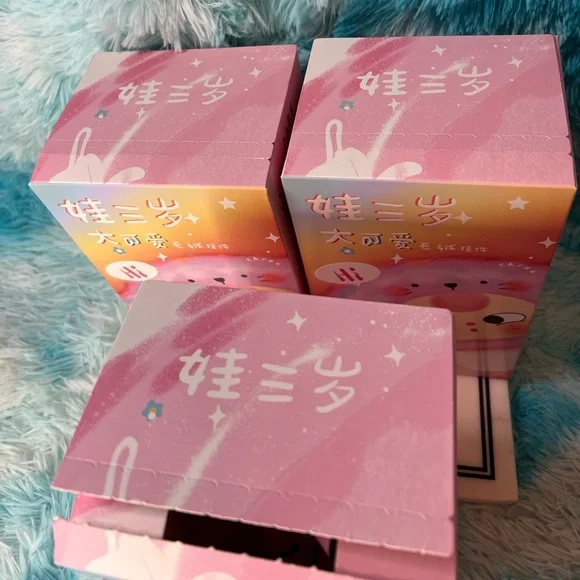 BUNDLE OF THREE BABY THREE BIG CUTE PLUSH PENDANT BLIND BOX - Picture 3 of 9